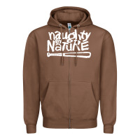 Chestnut naughty by nature Zipper Hoodie - PixelFlow