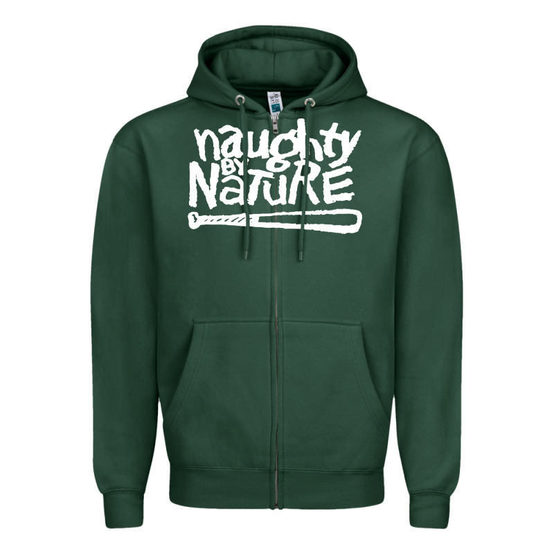 Naughty By Nature Zipper Hoodie by PixelFlow | Teevron