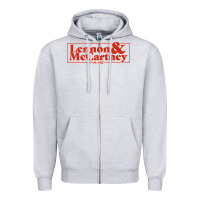 Heather Grey lennon & mccartney Classic Zipper Hoodie - PixelFlow