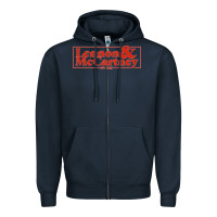 Navy lennon & mccartney Classic Zipper Hoodie - PixelFlow