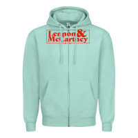 Seafoam lennon & mccartney Classic Zipper Hoodie - PixelFlow
