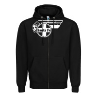 Black big chief clean santa fe railroad Zipper Hoodie - PixelFlow