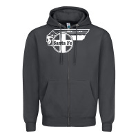 Smoke big chief clean santa fe railroad Zipper Hoodie - PixelFlow