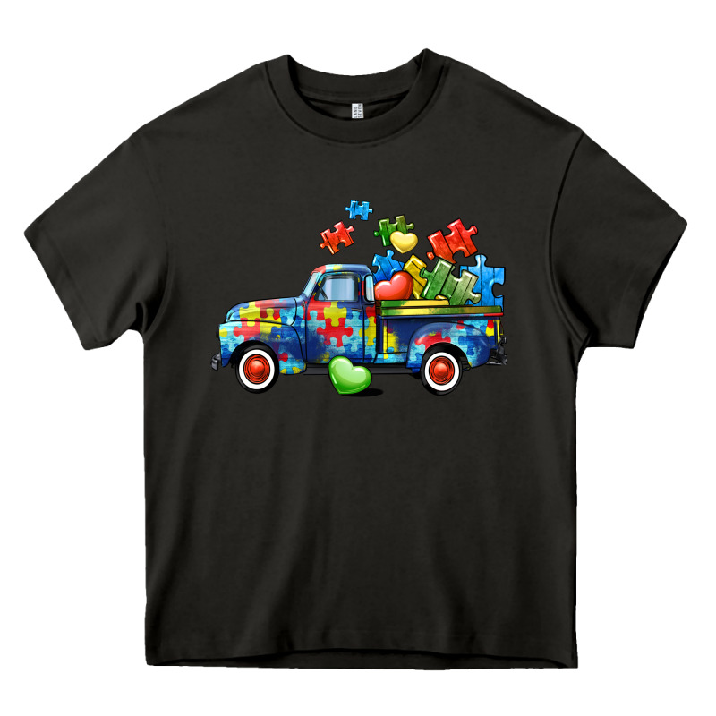 Autism Truck Heavy Core Tee by CowGirlArtShop | Teevron