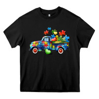 Black Autism truck Heavy Core Tee - CowGirlArtShop