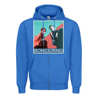 True Royal Inglorious Basterds - Bongiorno poster GIFT Zipper Hoodie - PixelFlow