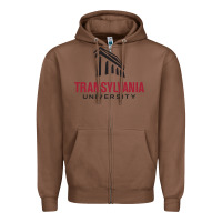 Chestnut transylvania university Zipper Hoodie - PixelFlow