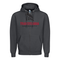 Smoke transylvania university Zipper Hoodie - PixelFlow