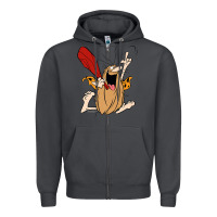 Smoke captain caveman captain caveman unga bunga premium t shirt Zipper Hoodie - PixelFlow