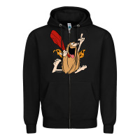 Black captain caveman captain caveman unga bunga premium t shirt Zipper Hoodie - PixelFlow