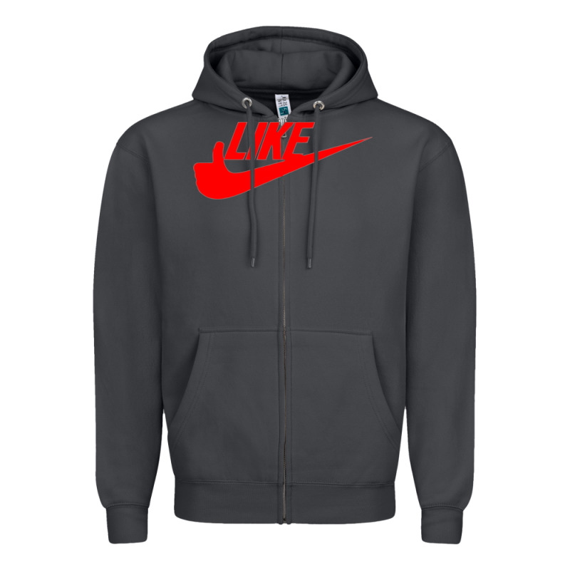 Like Zipper Hoodie by PixelFlow | Teevron