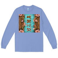Colony Blue Western Mama Pink Roses Mother's Day Long Sleeve Tee - LillyAllenDesigns
