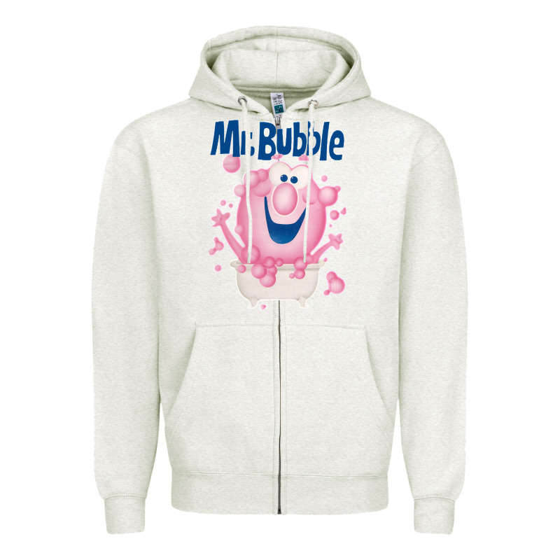 Mr Bubble Makes Bath Time Fun Zipper Hoodie by PixelFlow | Teevron