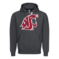 Smoke washington state cougars Zipper Hoodie - PixelFlow