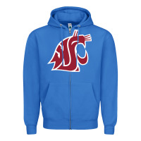 True Royal washington state cougars Zipper Hoodie - PixelFlow