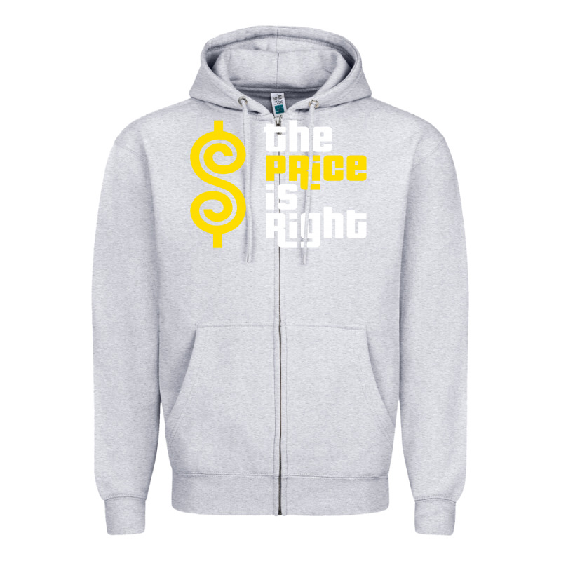 Price Is Right Zipper Hoodie by PixelFlow | Teevron