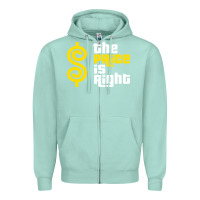 Seafoam price is right Zipper Hoodie - PixelFlow