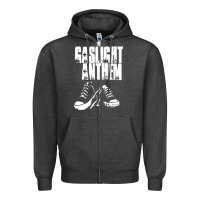Charcoal Heather fallon gaslight anthem musisi Zipper Hoodie - PixelFlow