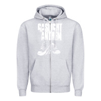 Heather Grey fallon gaslight anthem musisi Zipper Hoodie - PixelFlow