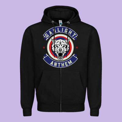 The Gaslight Anthem Zipper Hoodie Designed By Pixelflow