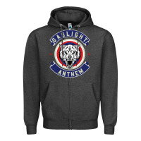 Charcoal Heather the gaslight anthem Zipper Hoodie - PixelFlow