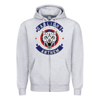 Heather Grey the gaslight anthem Zipper Hoodie - PixelFlow
