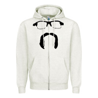 Oatmeal Heather randy dobnak art Zipper Hoodie - PixelFlow