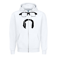 White randy dobnak art Zipper Hoodie - PixelFlow
