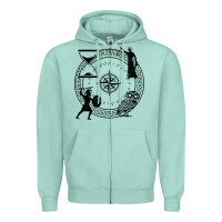 The Four Stoic Virtues Zipper Hoodie | Teevron