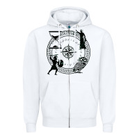 White the four stoic virtues Zipper Hoodie - PixelFlow
