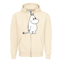 Sandshell moomin character Zipper Hoodie - PixelFlow