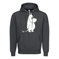 Smoke moomin character Zipper Hoodie - PixelFlow