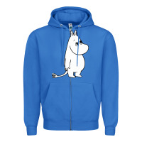 True Royal moomin character Zipper Hoodie - PixelFlow