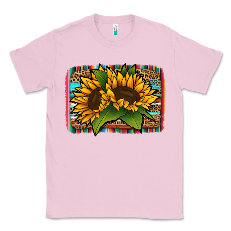 Sunflower Serape Leopard Background Classic Tee by Jasminsmagicworld | Teevron