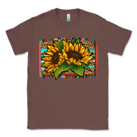 Chestnut sunflower serape leopard background Classic Tee - Jasminsmagicworld