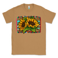 Toasted Coconut sunflower serape leopard background Classic Tee - Jasminsmagicworld