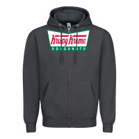 Smoke krispy kreme Zipper Hoodie - PixelFlow