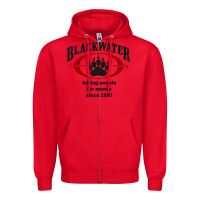 Red Blackwater Zipper Hoodie - PixelFlow