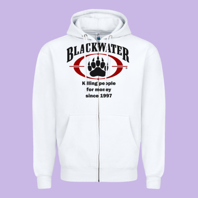 Blackwater Zipper Hoodie Designed By Pixelflow