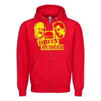 Red dirty burger Zipper Hoodie - PixelFlow