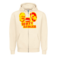 Sandshell dirty burger Zipper Hoodie - PixelFlow