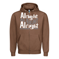 Chestnut matthew mcconaughey dazed & confused alright alright alright hipster t Zipper Hoodie - PixelFlow
