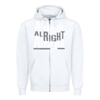 White matthew mcconaughey dazed & confused alright alright alright hipster t Zipper Hoodie - PixelFlow