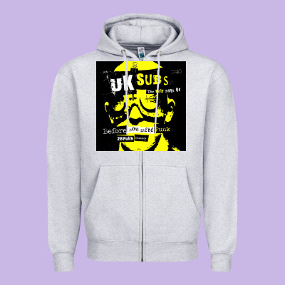 U.k. Subs Special Music Punk Zipper Hoodie Designed By Pixelflow