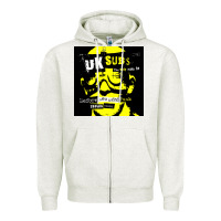 Oatmeal Heather U.K. SUBS special music punk Zipper Hoodie - PixelFlow