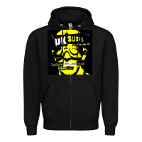 Black U.K. SUBS special music punk Zipper Hoodie - PixelFlow