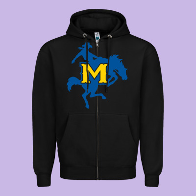 Mcneese  Athletics Zipper Hoodie Designed By Pixelflow