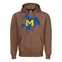 Chestnut mcneese  athletics Zipper Hoodie - PixelFlow
