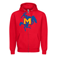 Red mcneese  athletics Zipper Hoodie - PixelFlow