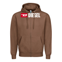 Chestnut Diesel Zipper Hoodie - PixelFlow